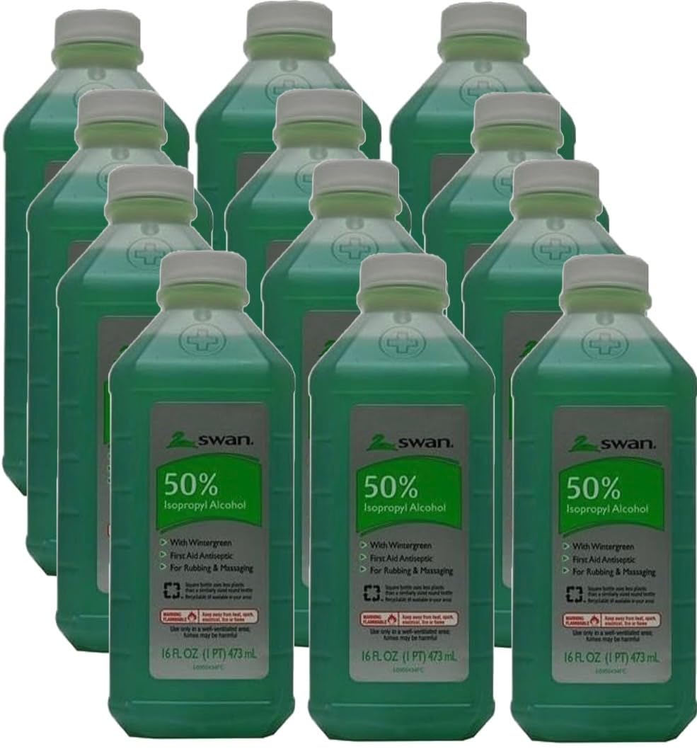 1000032207 Isopropyl Alcohol, 50% Wintergreen, No LAN (Pack of 12)