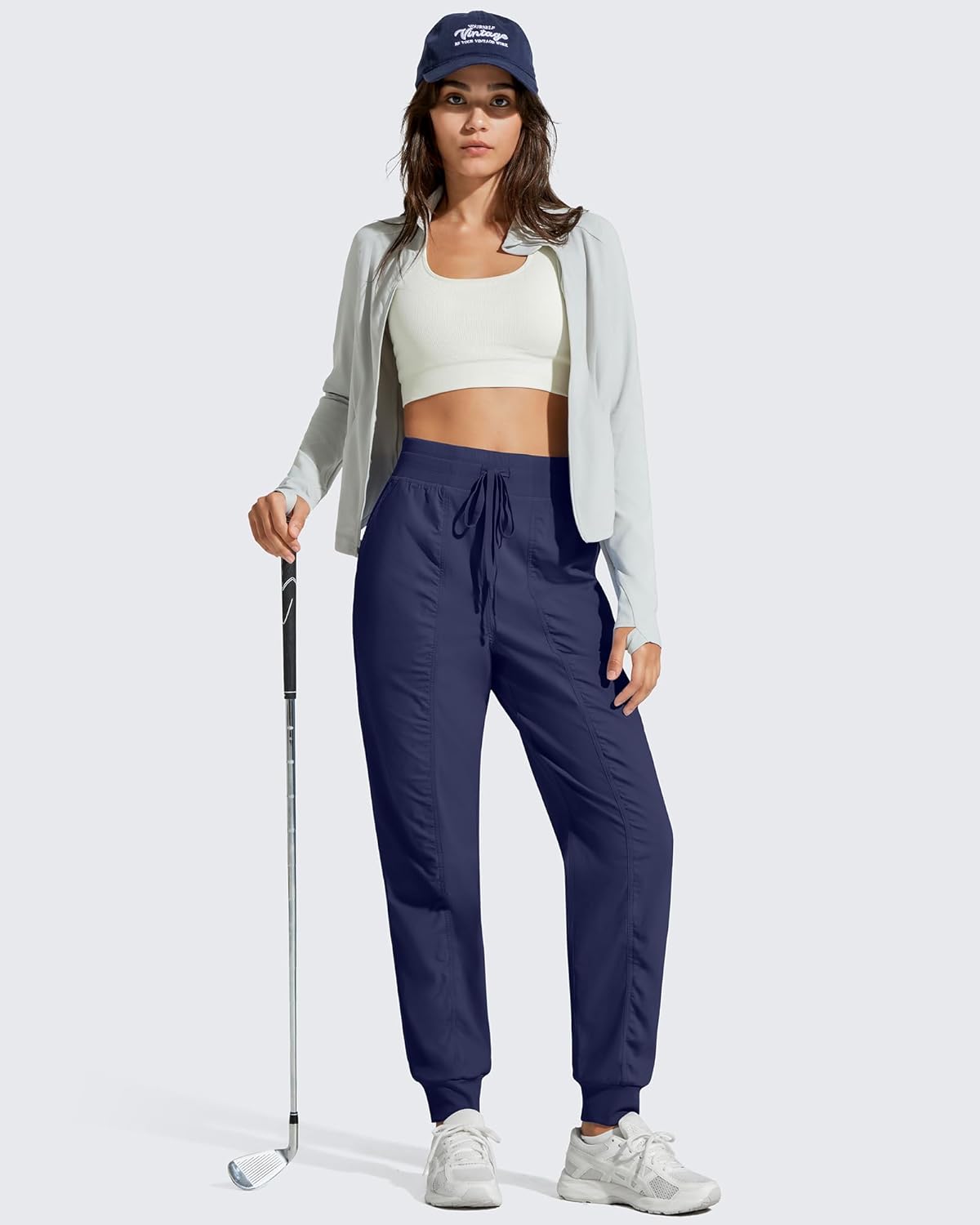 G4Free Women's Joggers with Pockets Lightweight Track Pants Drawstring Workout Casual Pants Athletic Travel - Image 5