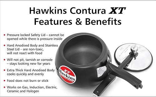 Miniatura 3 de Hawkins Contura XT - Olla de presión Negro