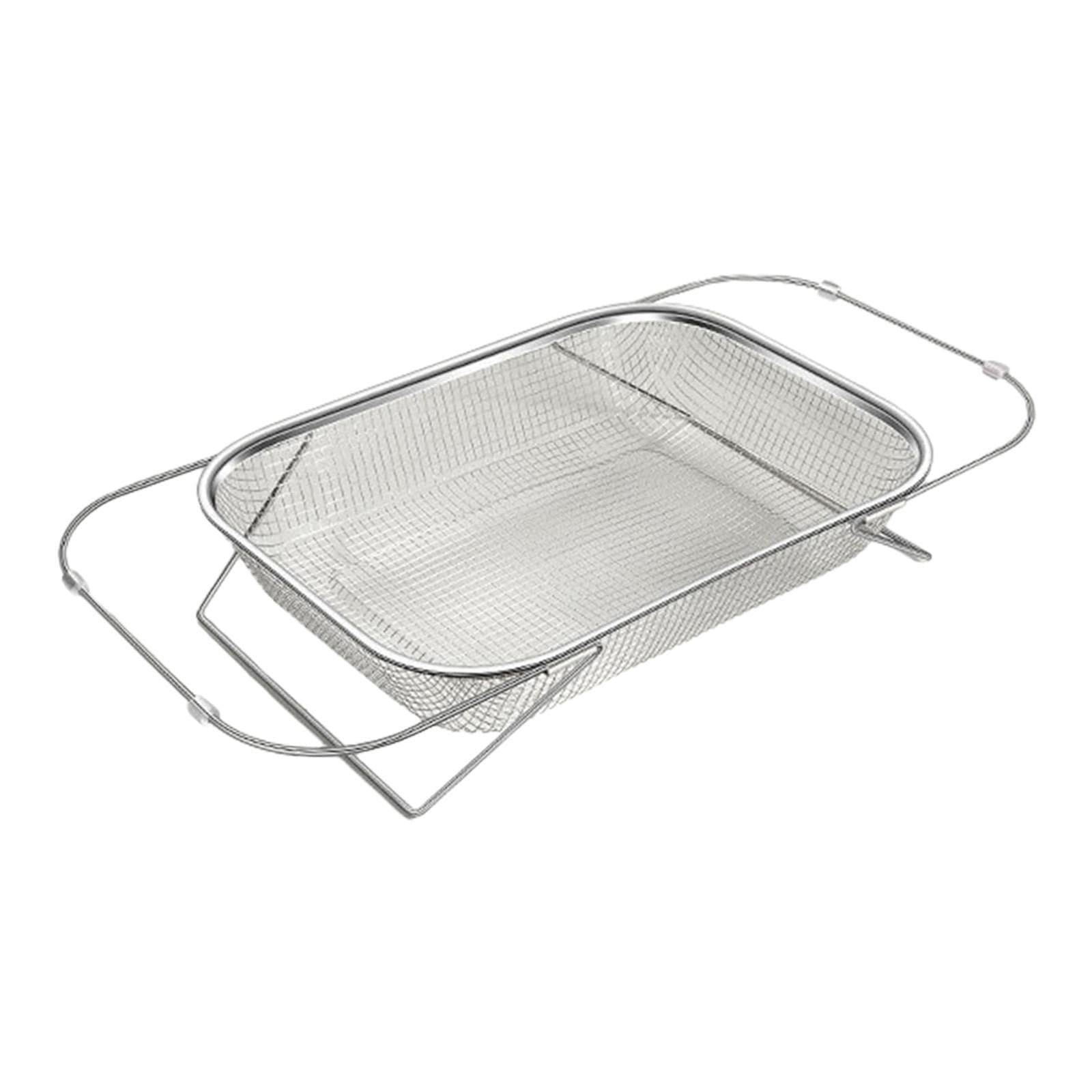 TWISAXC Over Sink Drain Basket Designed For Draining And Rinsing Vegetables Fruits With Convenient Expandable Feature Sink Storage Rack Drain Rinse Vegetables, M