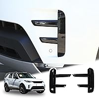 Vista 8 de LLKUANG Cubierta de ventilación de rejilla de parachoques delantero compatible con Land Rover Discovery 5 L462 2017-2023, accesorios decorativos