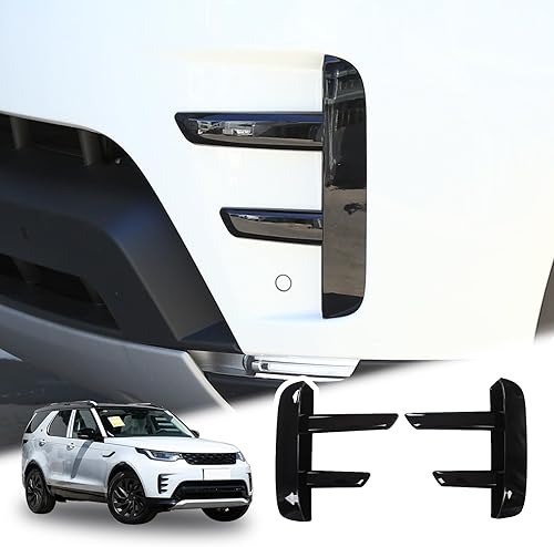 Miniatura 8 de LLKUANG Cubierta de ventilación de rejilla de parachoques delantero compatible con Land Rover Discovery 5 L462 2017-2023, accesorios decorativos de