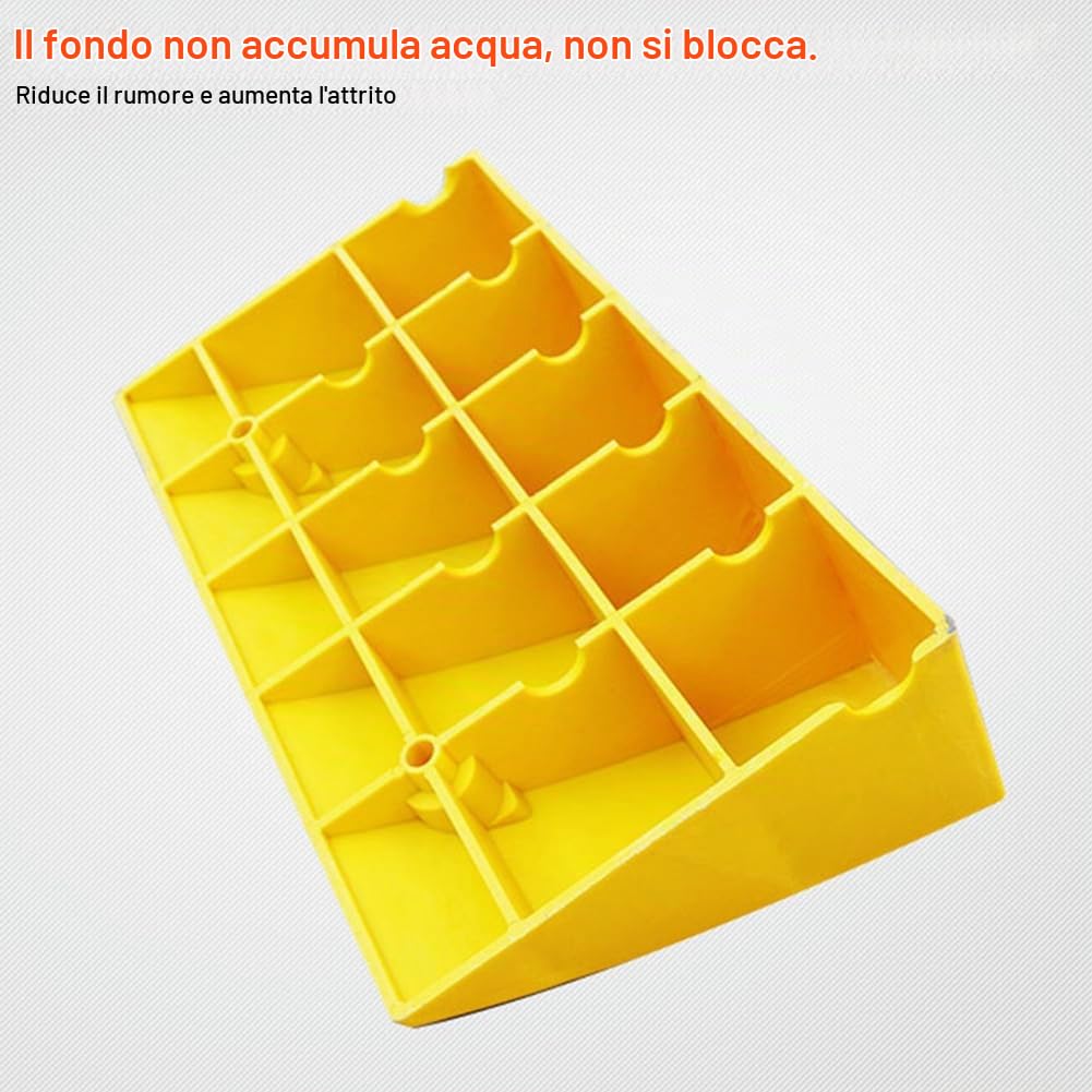 Rampa Per Sedia A Rotelle Per Scalini, 50x27x7cm Rampa Per Auto Per Dosso Garage, Rampa Di Soglia Robusto Per Sedia A Rotelle Auto Moto Bici Porte Scooter Marciapiedi Garage Capannoni
