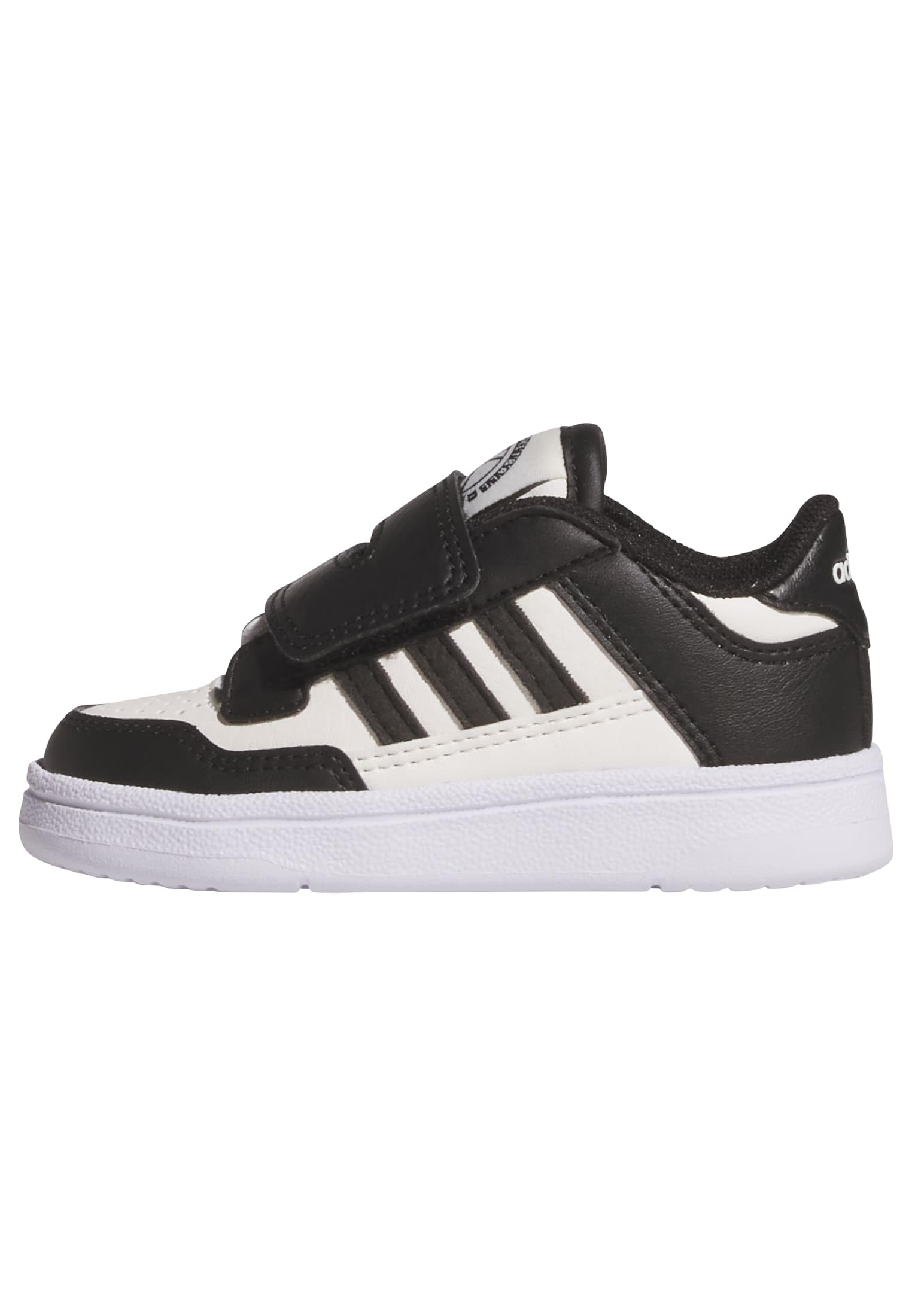 adidas Unisex Baby Rapid Court Infant Shoes, Core Black/Cloud White/FTWR White, 7.5 UK Child