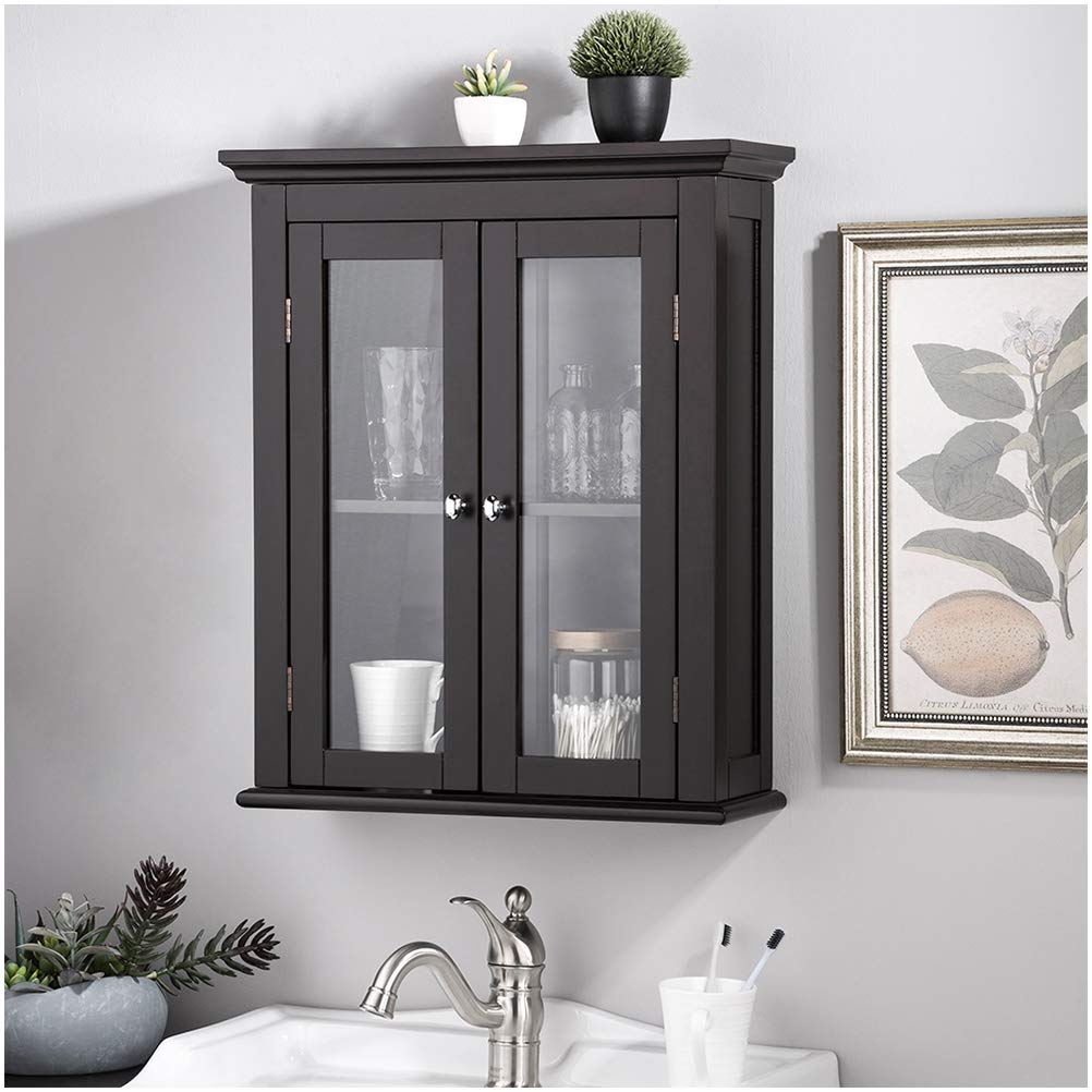 Bathroom Storage Cabinets With Glass Doors – Rispa