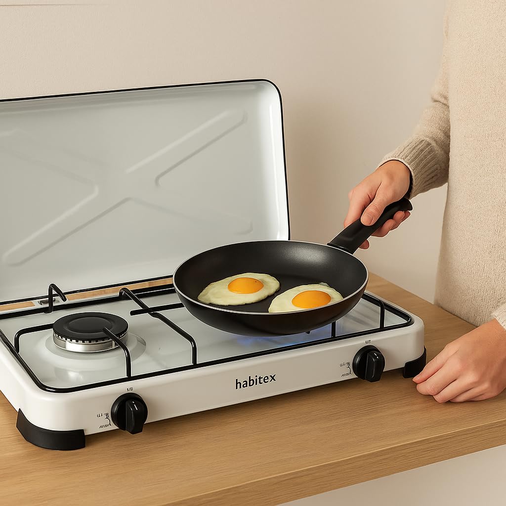 Habitex Cocina PORTÁTIL Gas 2 Fuegos