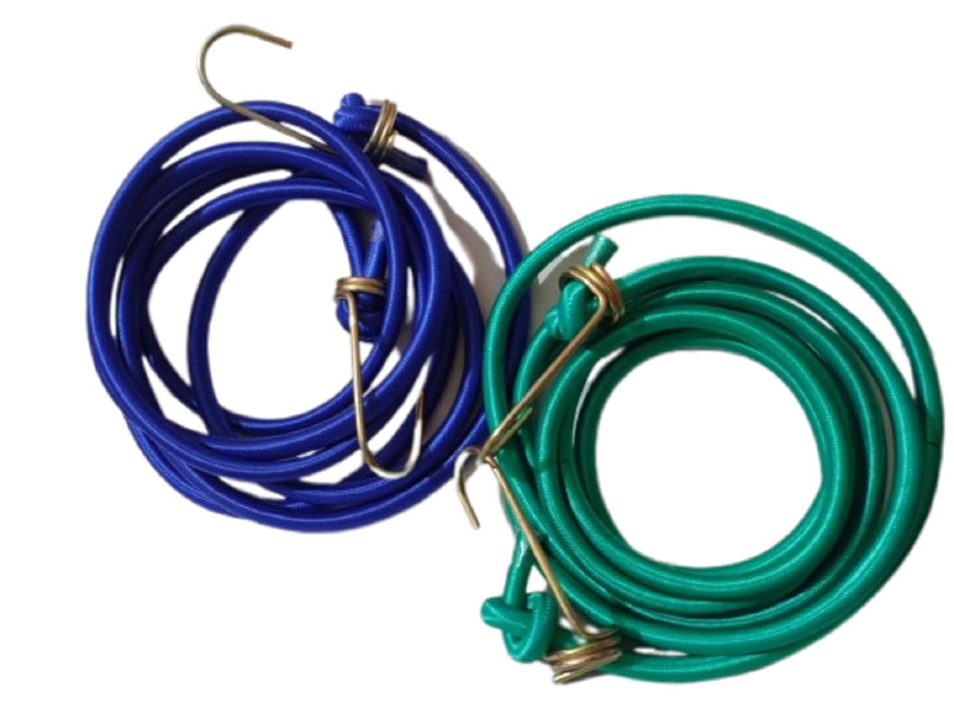 DAIDSUKE® (Pack of 2) Strong Rope 7.5 Foot Long and 5mm Thick High Strength 14 Feet Streched Stretchable Strong Elastic Bungee Shock Cord Luggage Tying with Steel Hooks Bike Car Use (Multi Colour) (B0D2393211) Amazon Price History, Amazon Price Tracker