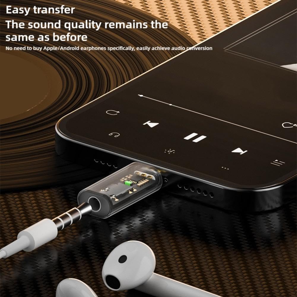 Adattatore da USB-C a Jack 3,5 mm Audio AUX per Cuffie