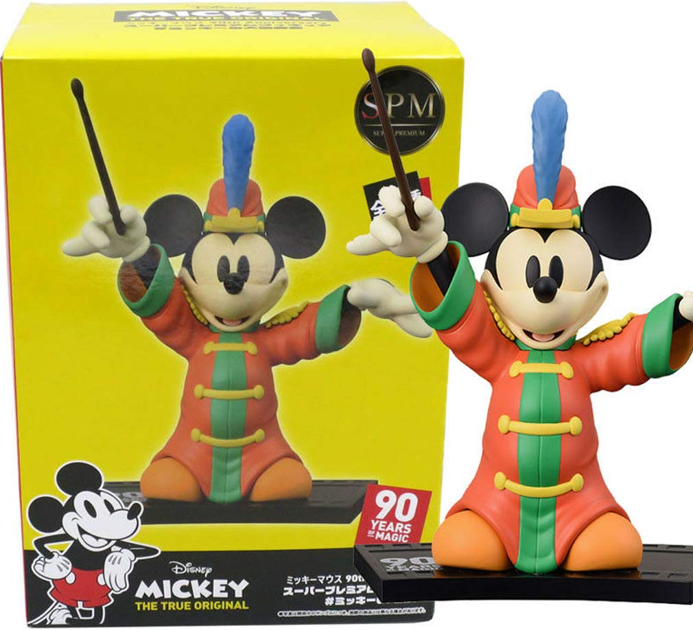 Disney Figure Statue Mickey Mouse 23cm LA Fanfare The Band Concert