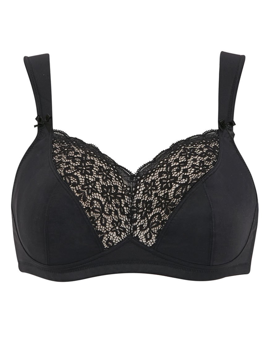Anita 5712X-001 Care Donna Reggiseno Post-Operatorio Mastectomia Compressione Non Imbottito Senza Ferretto Nero 4D