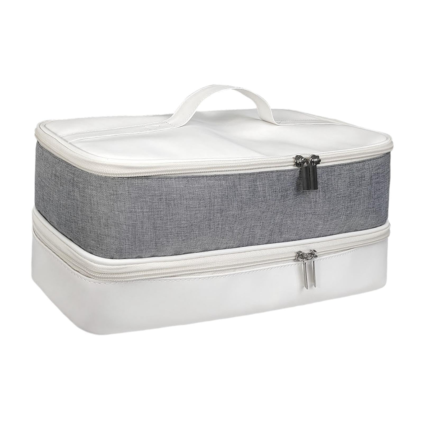 POXZSFX Essential Travel Case For Hair Stylist Tools Featuring Waterproof Double Layer For And Other Places. Hair Accessories Tools Storage Bag Is First