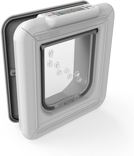Cat Mate Elite Microchip Cat Flap with Digital Timer & LCD Display