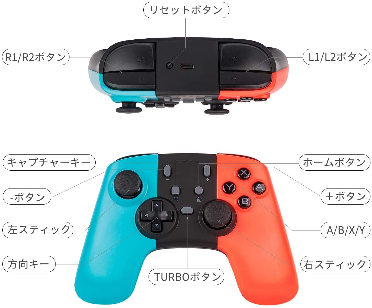 Amazon.co.jp: TRENZADO Switch コントローラー スイッチ
