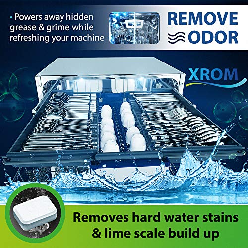 XROM Natural Dishwasher Pro Cleaner 3 in 1 Formula, Removes Odors