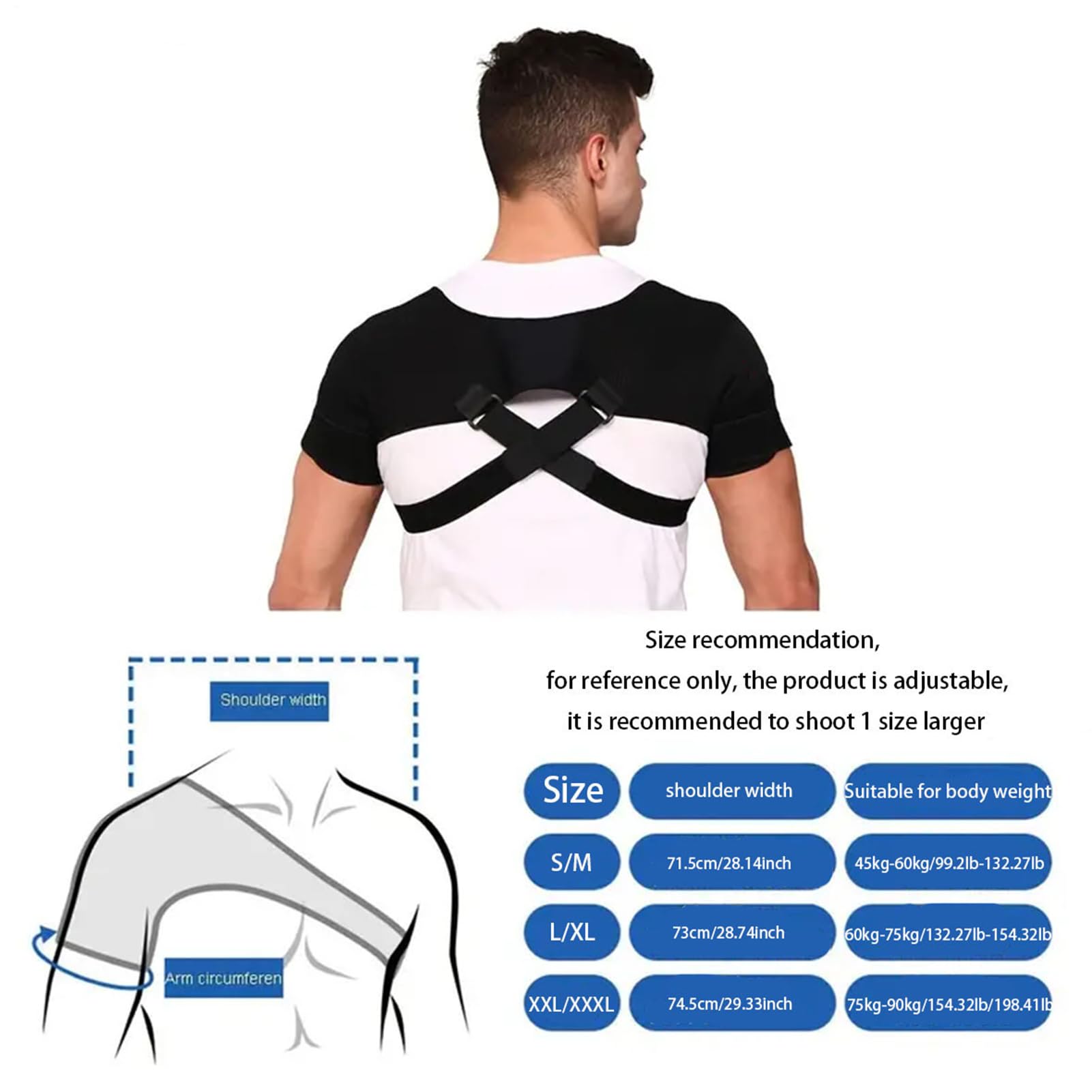 Supporto per spalle da donna, a compressione, per dispositivi di protezione dello sport, per adulti, donne e uomini