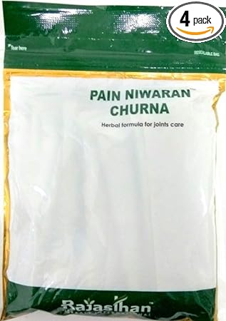 Rajasthan herbals Pain Niwaran Churna, Yellow, 135g, Pack of 4