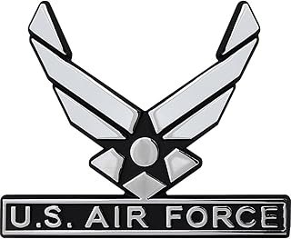 U.S. Air Force Hap Arnold Wings Chrome Auto Emblem