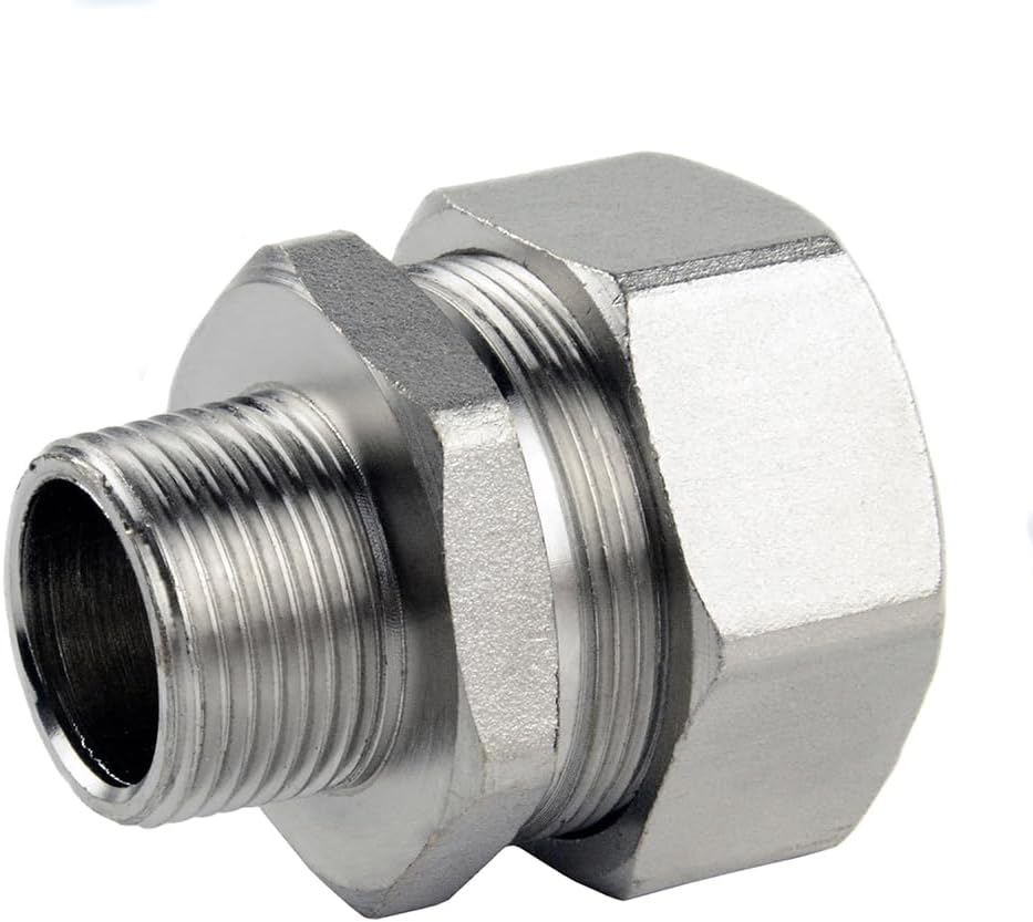 RapidAir MaxLINE Piping 1" x 3/4" MNPT Union Fitting M8015 Rapid Air Max Line Single