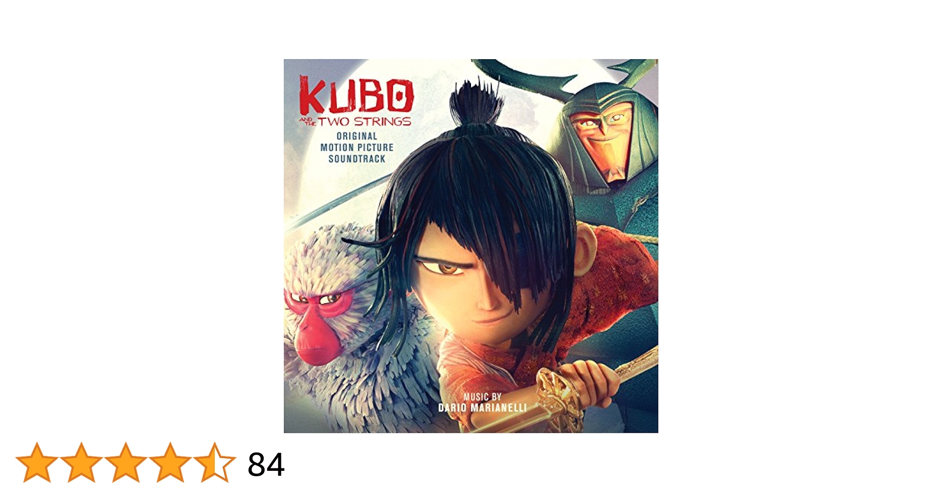 ポップス+ロック(洋楽) CD Dario Marianelli Kubo and the Two Strings Original Motion Picture Soundtrack WPCS13744 Warner Bros. /00110 Dario Marianelli – Kubo and the Two Strings - Original