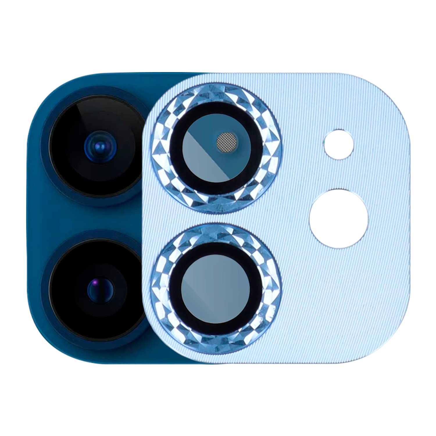 Anello in metallo Protezione per obiettivo fotocamera in vetro per