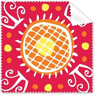 Sunflower Mexico Totems Ancient Civilization Cleaning Cloth Phone Screen Glasses Cleaner 5pcs