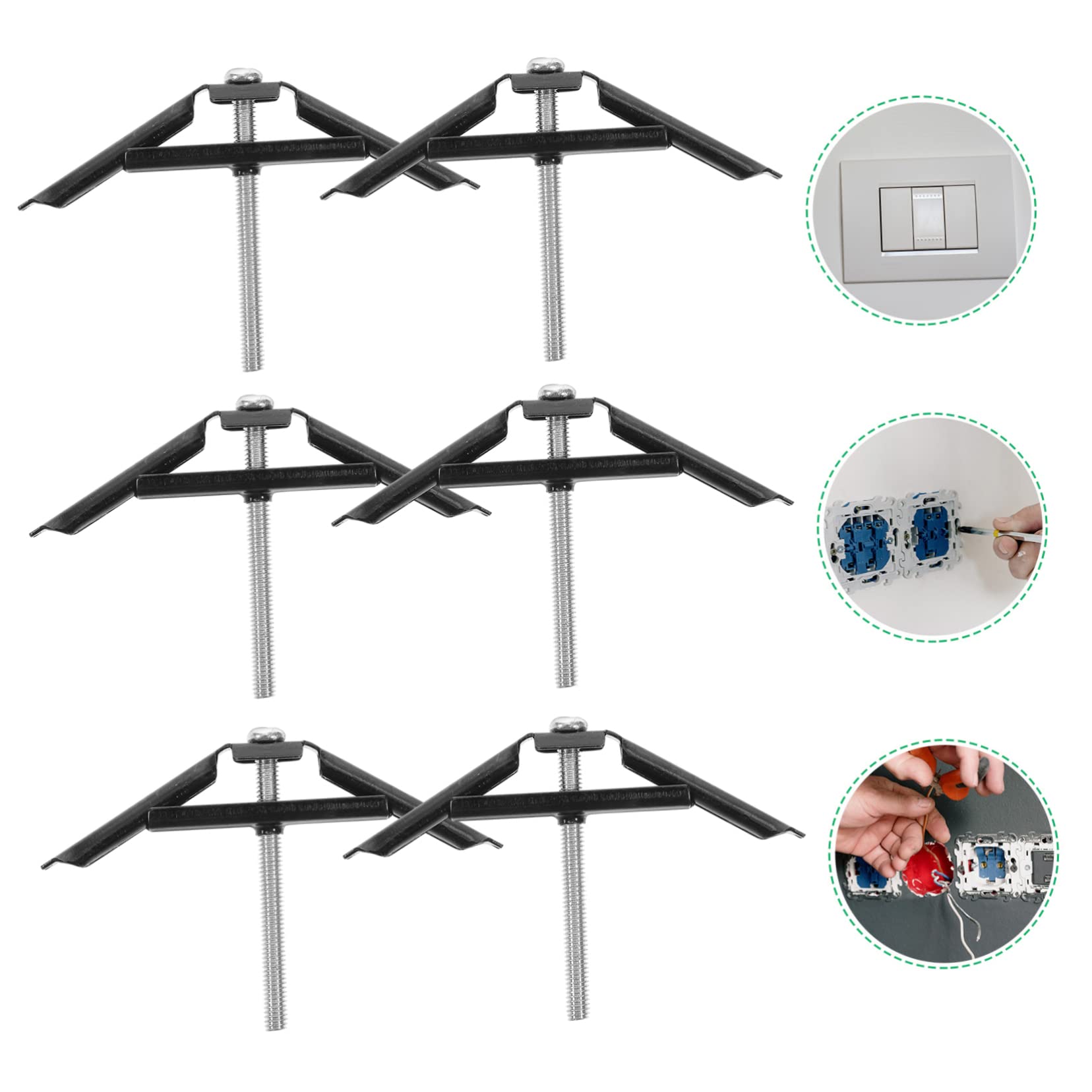 DOITOOL 3 Sets 86mm Cassette Repairer Socket Adjustable for Cassette Wall Plate Junction Box Tool for Electricians