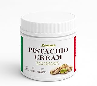 Premium Pistachio Cream Spread (17.63 oz / 500g) – Ideal for Dubai Chocolate Bar Recipes, Gluten-Free, Cream Cheese Compatible, Rich & Smooth Taste