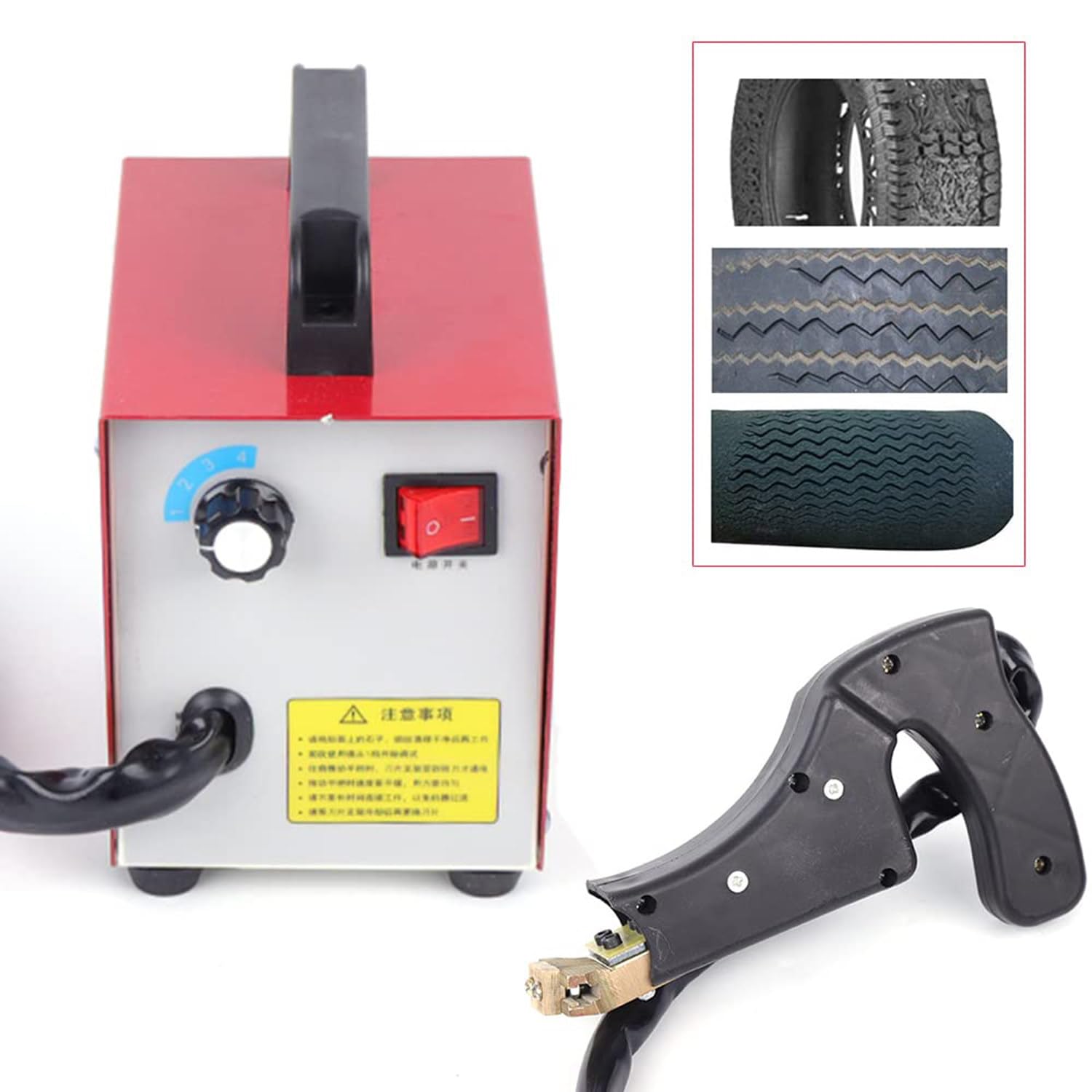 Maszyna do rowkowania opon Narzędzie do rowkowania opon Zestaw do pogłębiania opon 350 W z ostrzami tnącymi do gumy i opon