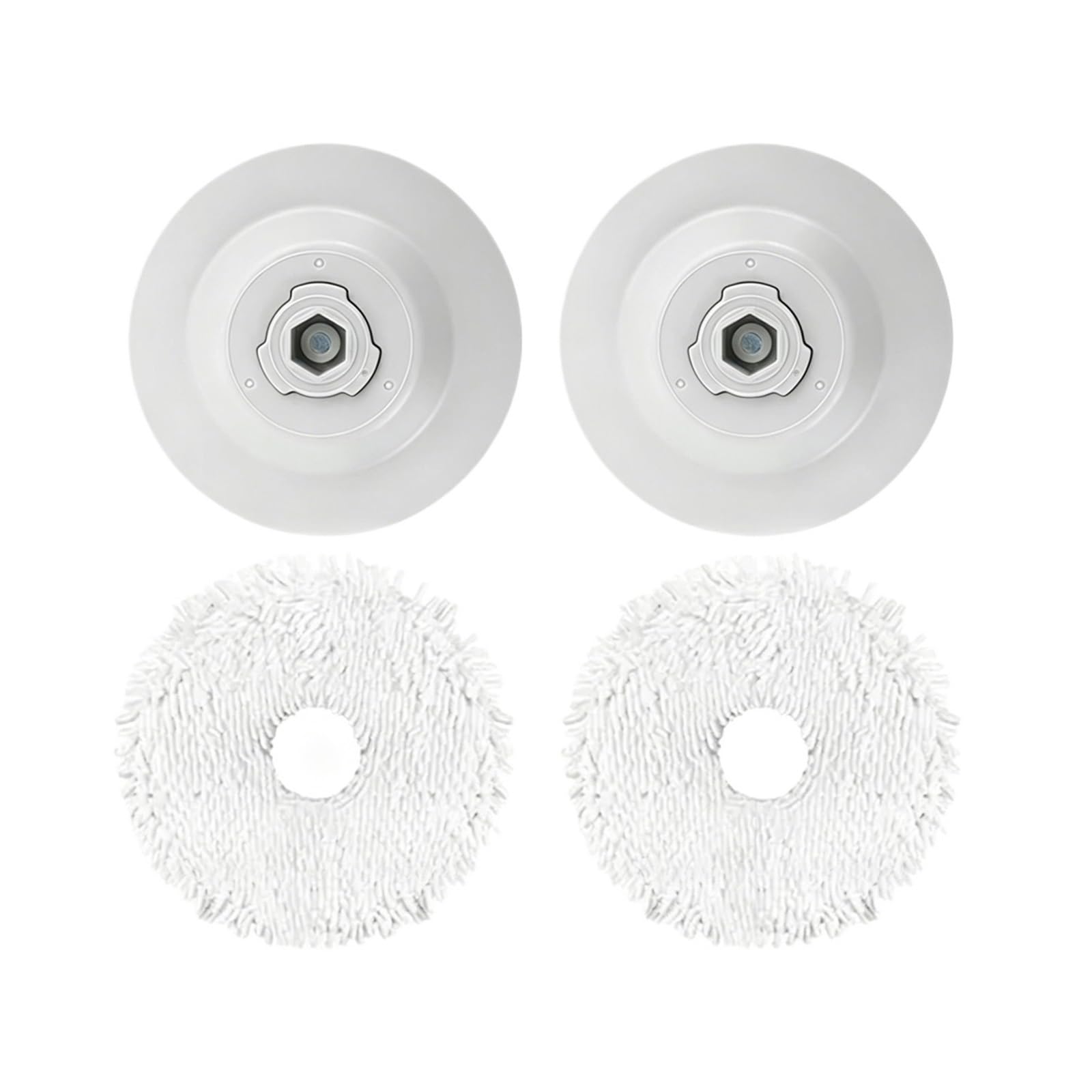 FCOIN Robot Vacuum Cleaner Mop Holder Mop Pad,Compatible For Eureka,J12 Ultra Replacement Spare Accessories Bracket(4pcs)