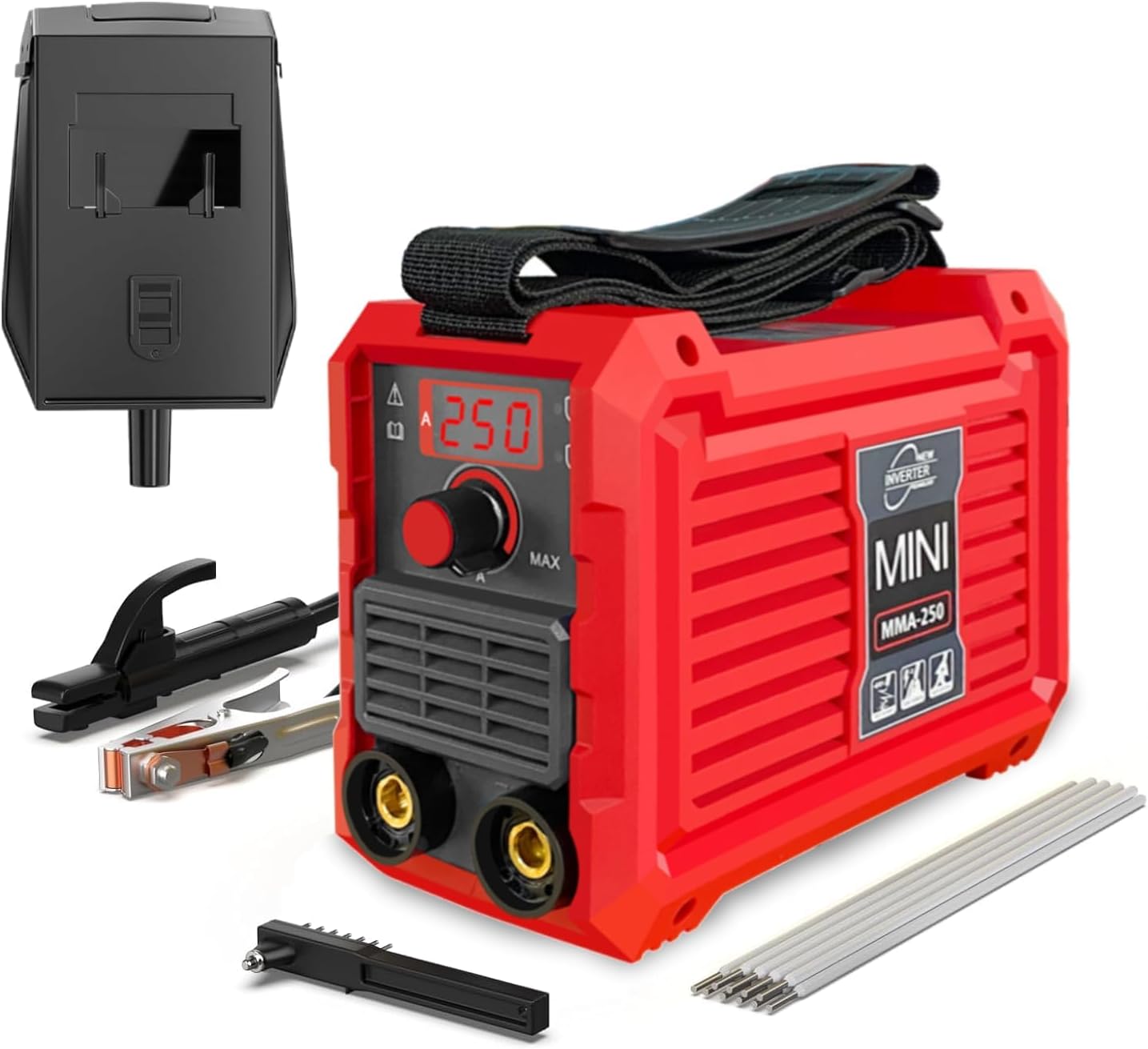 VOBOR Mini Soldador Inverter 250A MMA con tecnología IGBT