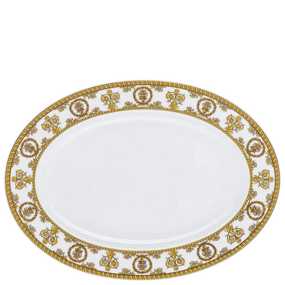 Versace Baroque Bianco Assiette 34 cm