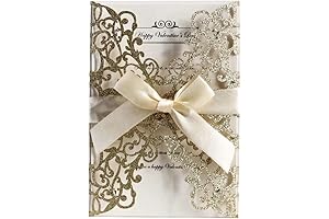 Gold Laser-Cut Invitations: Enhance Your Special Occasion with Elegance
