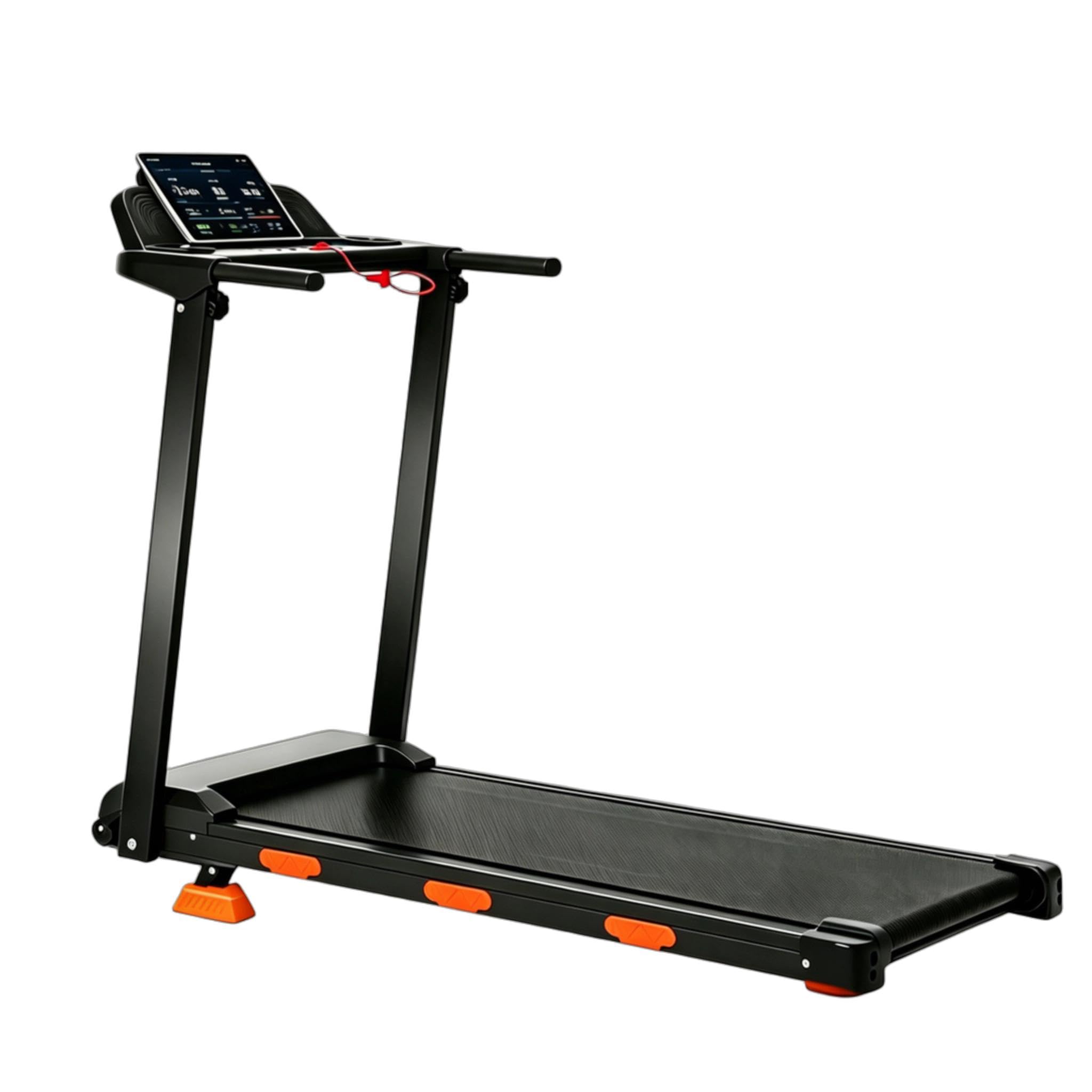 Tapis Roulant Salvaspazio con Inclinazione 15%, Tapis Roulant Elettrico 12KM/H, Pieghevole da Casa con Motore da 3.0 HP e Display LED, Carico Massimo 159KG