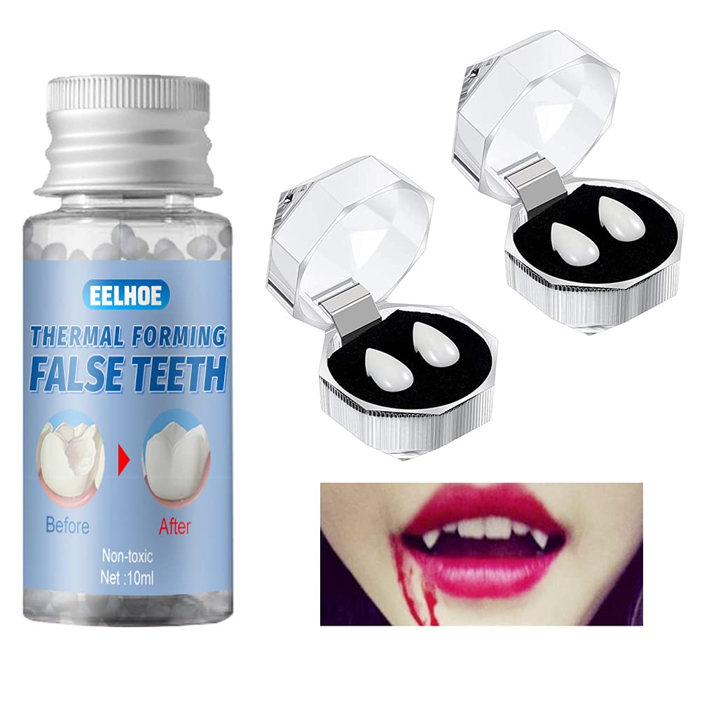 Buy Pppby 2Pairs Vampire Fangs Costume Fangs Fake Teeth Realistic