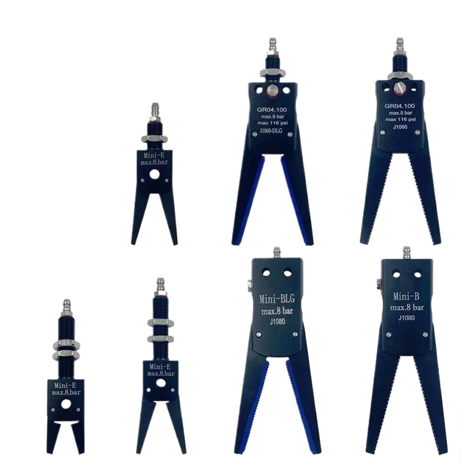 BARRINS Manipulator Mini Fixture MINI Gripper Non-Standard Fixture Thread Extension Clamp Widening Injection Molding Intelligent Robot Manipulator Clamp Cylinder(Light Purple)