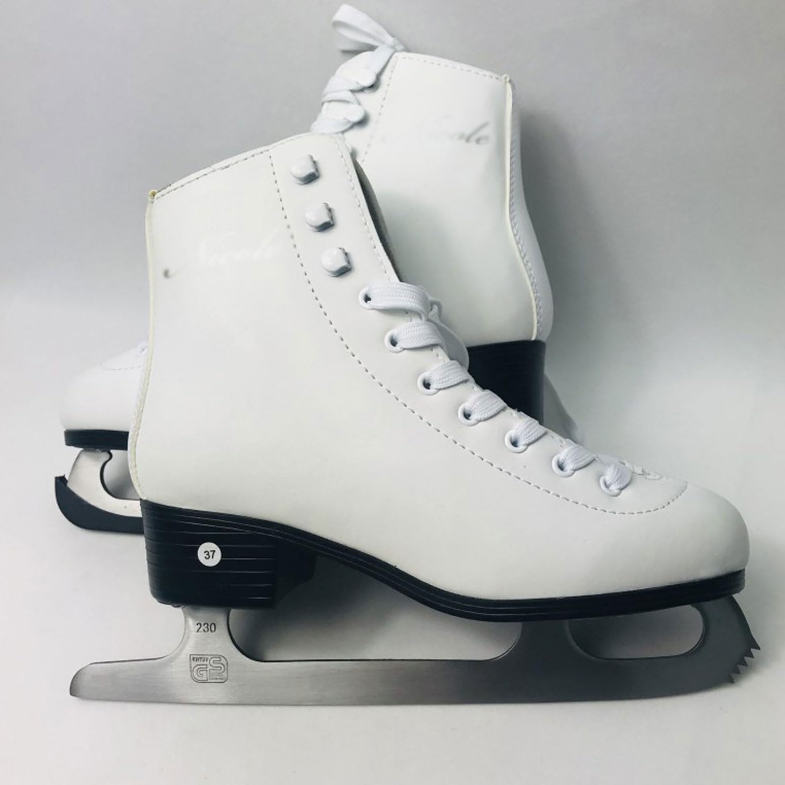 Patines de Hielo Hombres,Patines de Hielo de Ocio Mujer,cómodos y cálidos,Sistema de Cordones rápido y Hebilla de Bloqueo Push-Lock,para Principiantes y usuarios avanzados