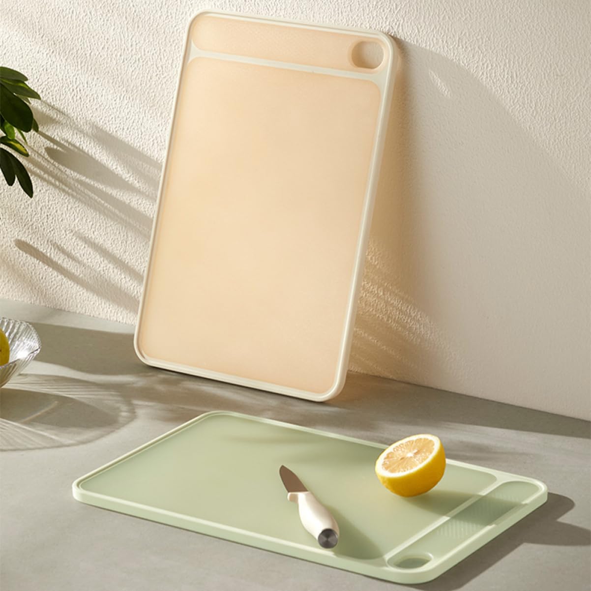 Tagliere Per Carne Forniture Da Cucina Bifacciale Scolapiatti in Plastica Per Verdure Accessorio Pratico E Robusto
