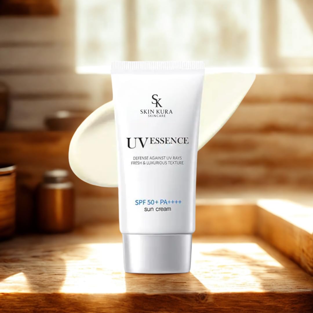 White Truffle Waterfull Mild Sunscreen SPF 50+ - krem przeciwsłoneczny 50ml - Alba - Skinkura - Korean Skincare