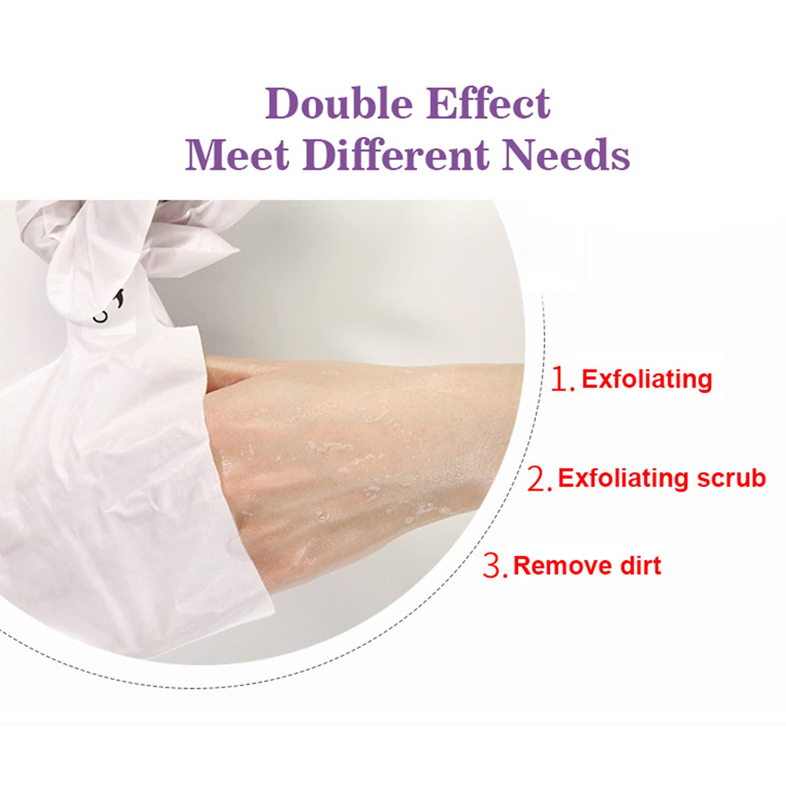 Masque Peeling pour les Mains, 5Pcs Hydratants à la Lavande Masque pour les Mains Réparation Hydratante pour les Mains Sèches et Rugueuses - Traitement Quotidien pour