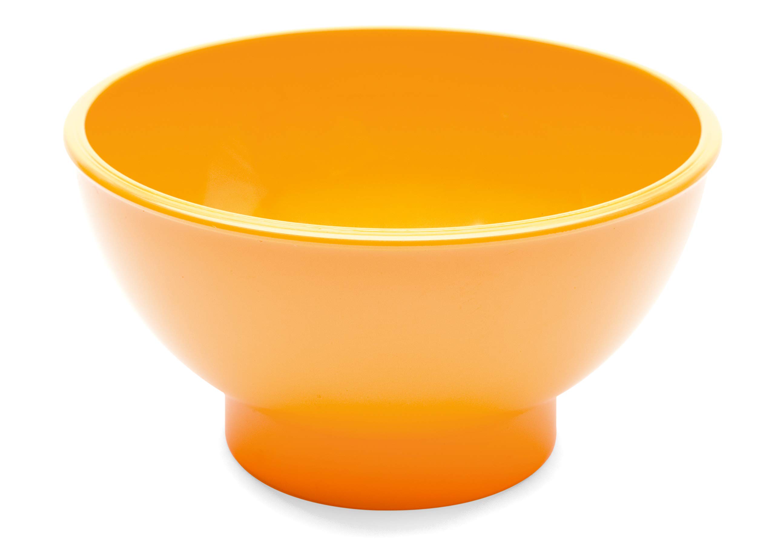 Harfield 9.5cm Polycarbonate Plastic Round Sundae Dishes Yellow (Pack of 6)