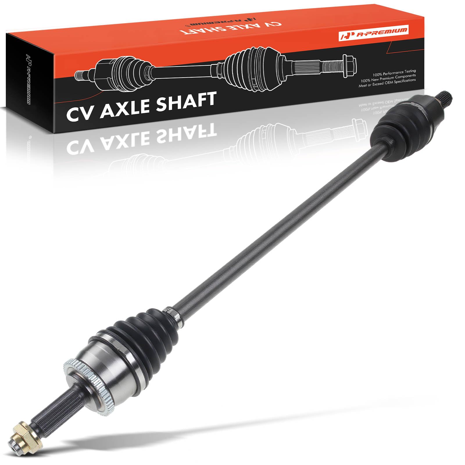 A-Premium CV Axle Shaft Assembly Compatible with Hyundai Accent 2012-2017 L4 1.6L, Front Right Passenger Side, Replace# 495011R100