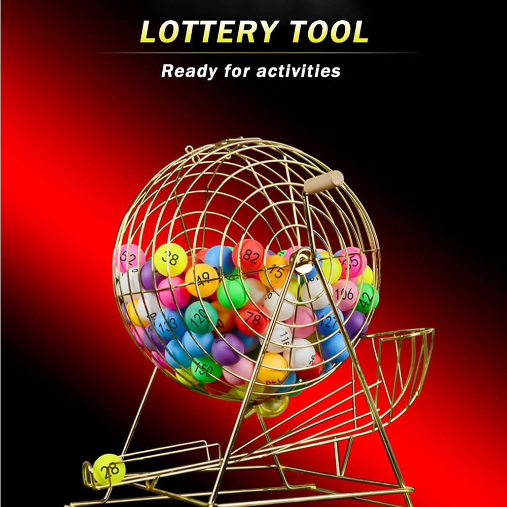 Ręczny zestaw gier do gry w gry Bingo, dotyczy wszystkich działań wymagających losowania na loterii lub loterii,200 number balls