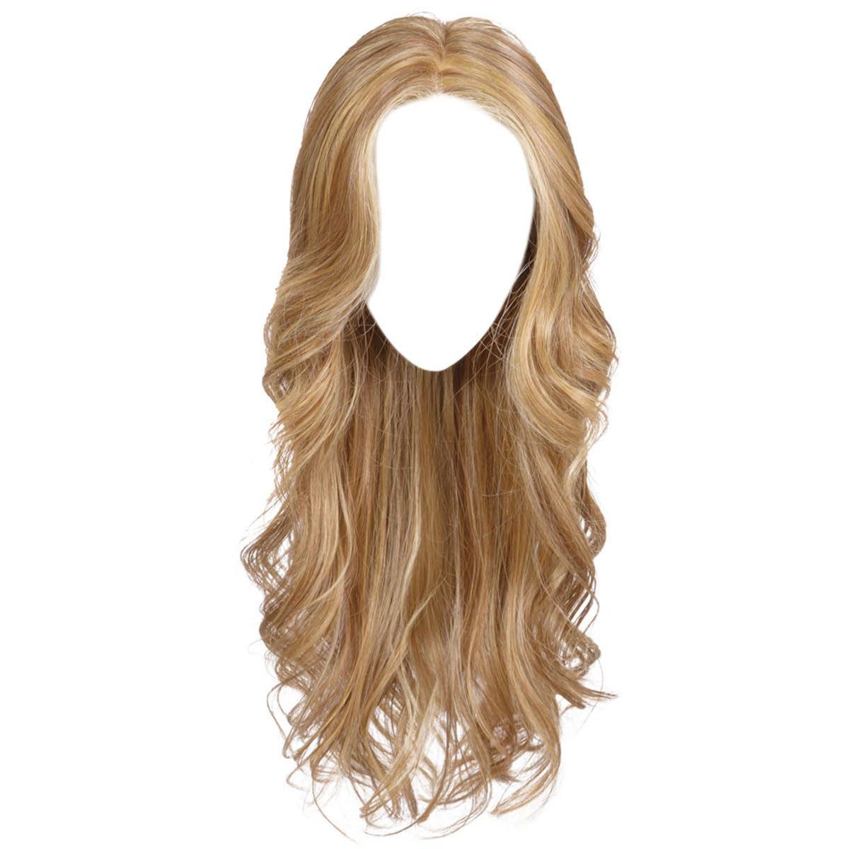 Raquel Welch Model Mode Long Layered Curls Wig by Hairuwear, Average Cap Size, RL13/88 Golden Pecan