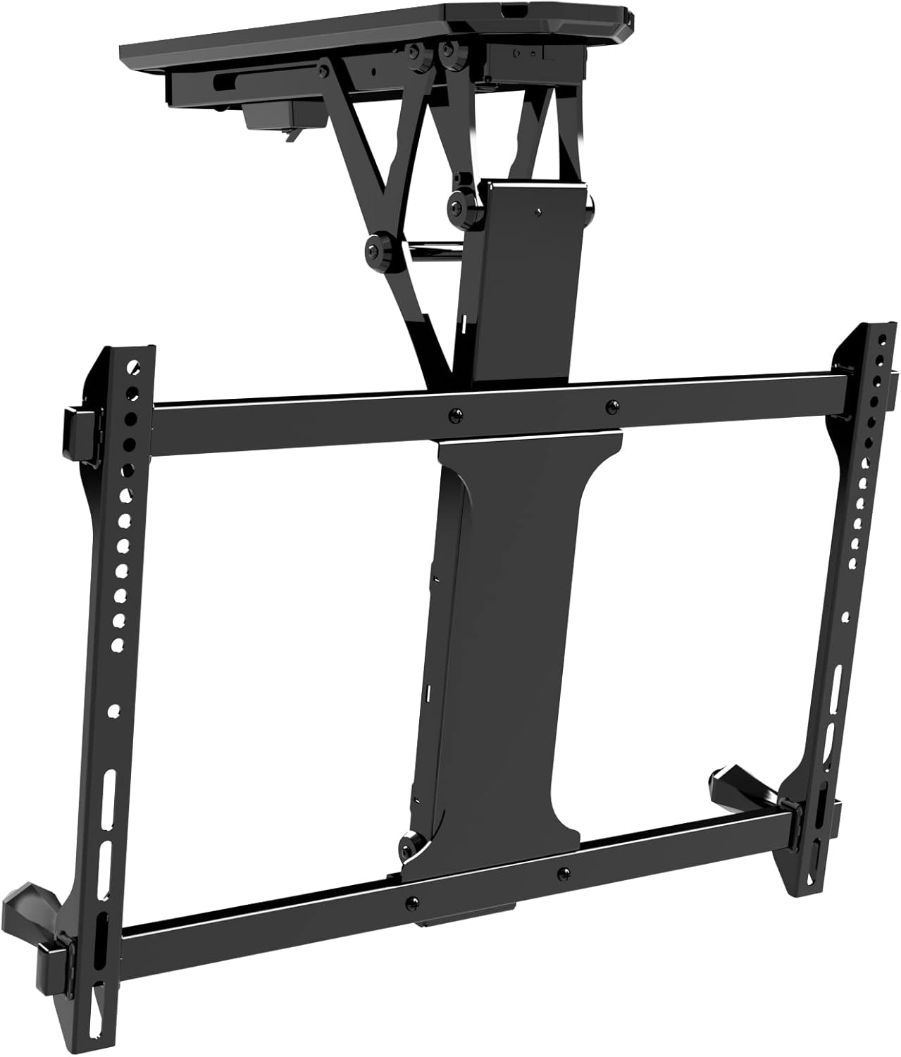 WALI Folding Ceiling TV Mount, Swivel and Flip Down TV