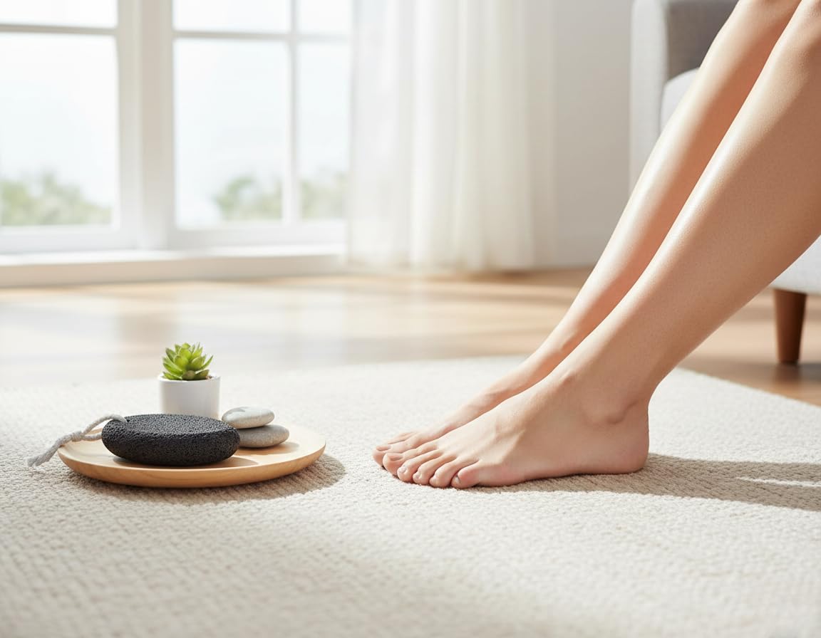 Depurador de pies y manos con piedra pómez, removedor de callos de piedra de lava natural negra, exfoliación de pies, exfoliante de manos, herramienta de pedicura y removedor de piel seca, promueve un