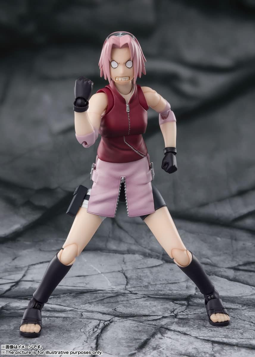 Figure SHFiguarts Sakura Haruno S.H. Figuarts 135mm Naruto Shippuden BANDAI orisinil