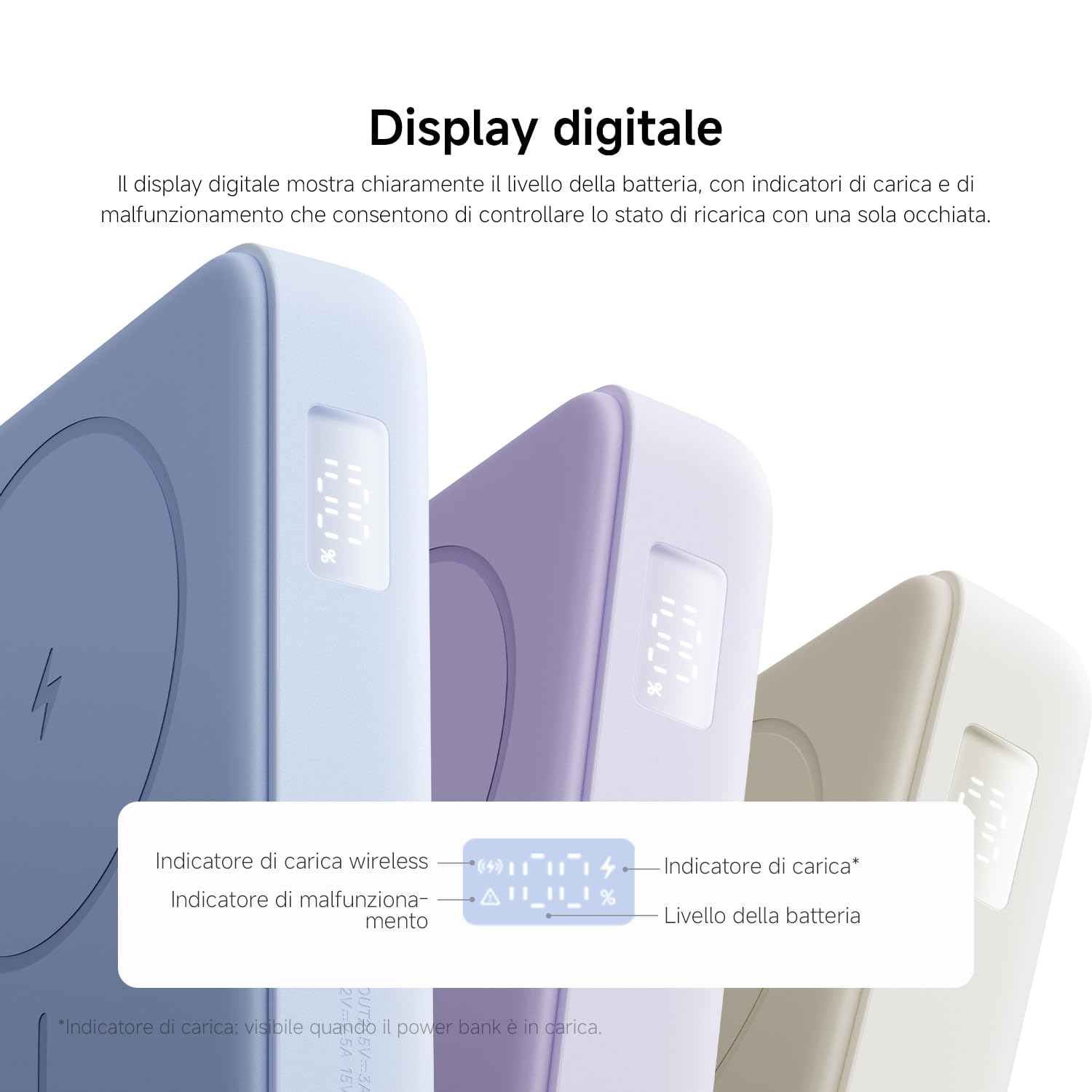 Xiaomi Power Bank Magnetico 10000mAh con Supporto Regolabile, MagSafe USB-C | Power bank MagSafe 10000mAh con supporto integrato. Ricarica wireless + supporto — perfetto per viaggi e videochiamate.