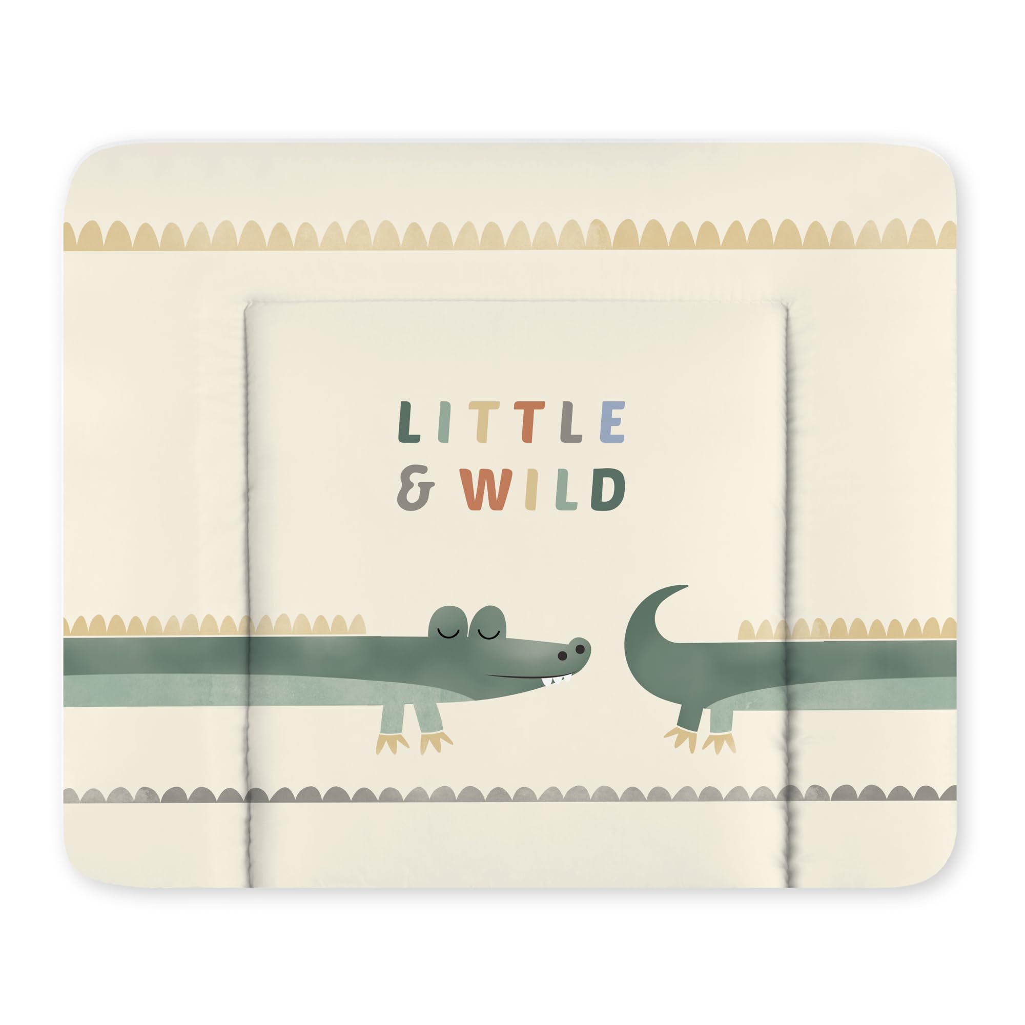Julius Zöllner Softy Changing Mat with Crocodile Foil Size 75/75 cm