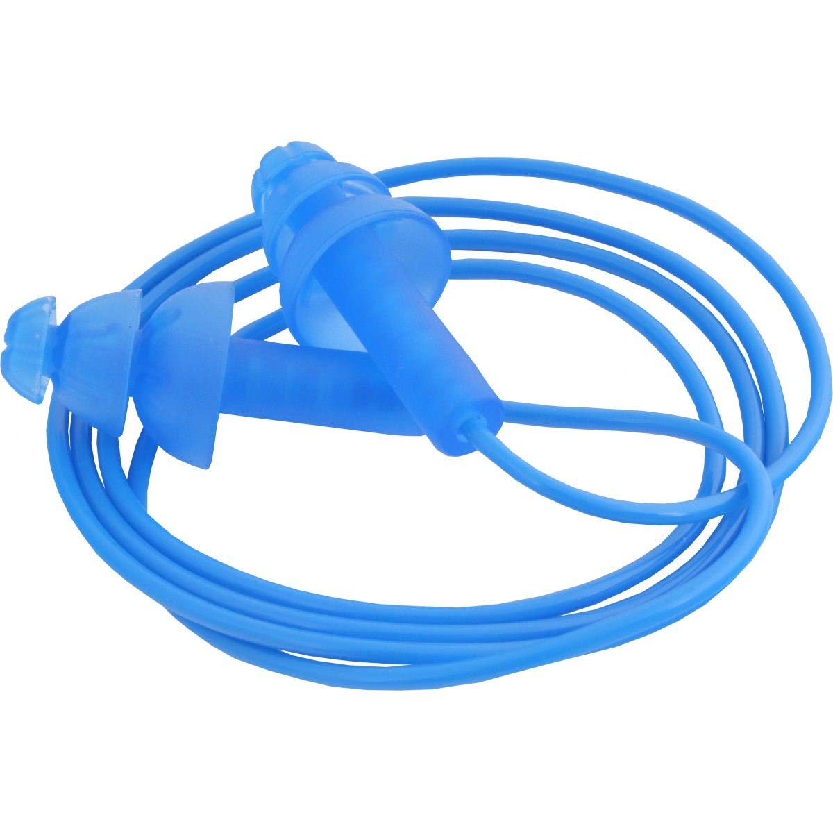 Tapones para los oídos UCI, reutilizables, TPR, azul *detectable con cable*, EP001CD, SNR 30, caja de 100 PRS