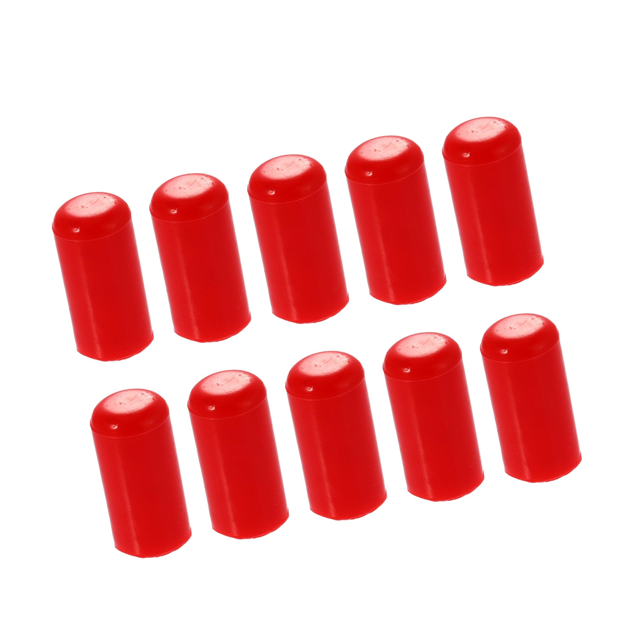 10 Pcs 8mm 0.31" Silicone Hose Cap Intake Vacuum Hose Tube End Plug for Car Red Auto Replacement Parts-image-43
